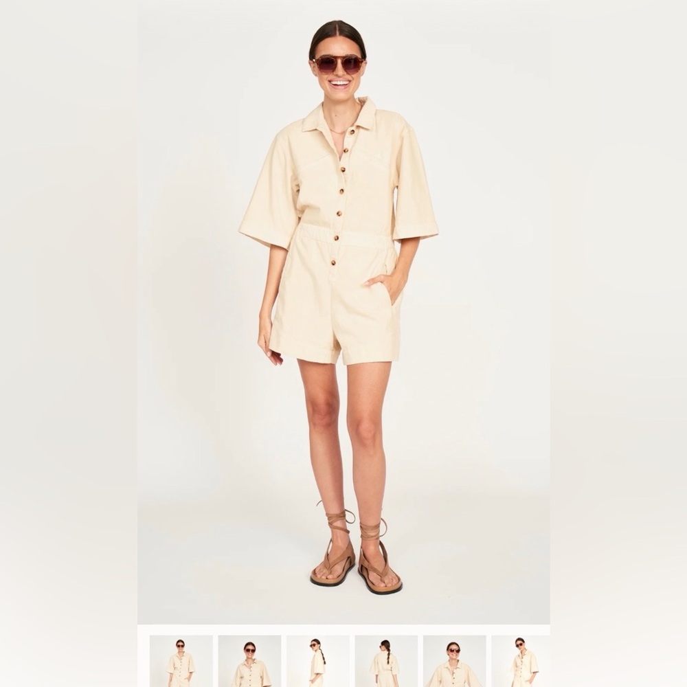 NEW Mirth Cream Jumpsuit